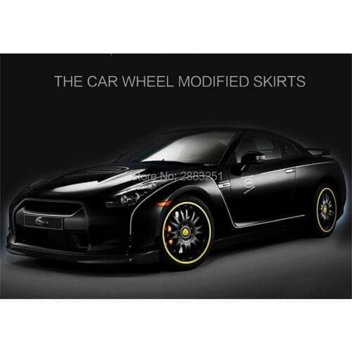 HOT 8M Car Styling Car Wheel Hub Sticker Decorative Strip for mazda 3 6 2 5 CX-5 cx5 CX-7 CX-3 323 ATENZA Axela car Accessories