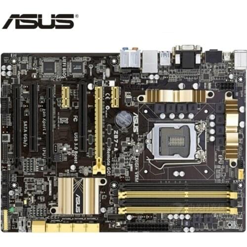 ASUS Z87-A Motherboard LGA 1150 DDR3 32GB Z87 Z87-A Desktop Mainboard Systemboard SATA III PCI-E 3.0 Used 64Mb Flash ROM