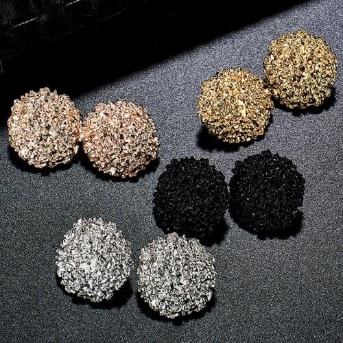 MISANANRYNE Jewerly Fashion Vintage Full Crystal Stud Earrings Earrings Women Christmas Gift Wedding Party Jewelry Wholesale