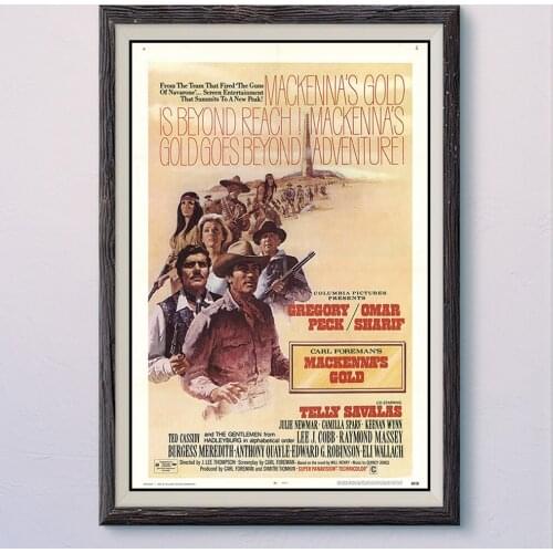 N192 MACKENNAS GOLP Vintage Classic Movie Wall Silk Cloth HD Poster Art Home Decoration Gift