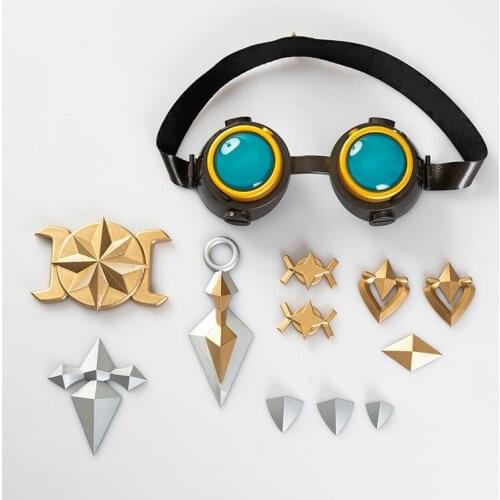 Game Genshin Impact Bennett Cosplay Goggles Glasses Bennett Punk Glasses Halloween Cosplay Props