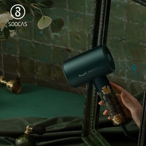SOOCAS H5 Green Upgraded Anion Hair Dryer Professional Blow Dryer quickly dry constant temperature electric Dryer