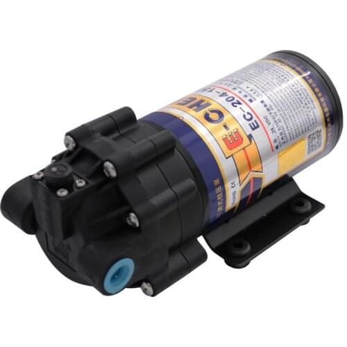 Pre-Filter Water Treatment RO Boost Mist System Medical Labwater 300GPD Diaphragm Pump 24V DC 2LPM at 70PSI