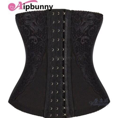 Aipbunny Hot Sexy Bodyshaper Lingerie Fajas Cincher Waist Trainer Tummy Slimming Steel Shaper Waist Button Seemless Shapewear