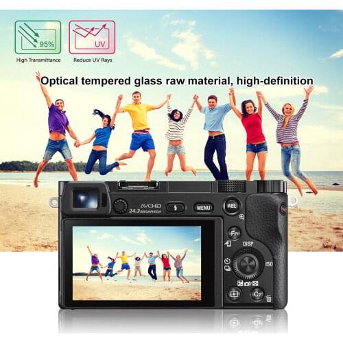 Ultraclear 9H Tempered Glass Screen Protector Film for SONY a6500 a6300 a6000 a5000 Camera
