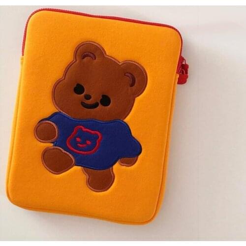 Protective Cover for iPad Anti-dust Bad Bear Cartoon Pattern Sleeve for iPad 9.7 11 inch ins Style Pouch for ipad pro 12.9"