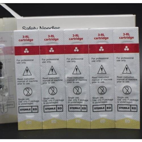 100PCS 3RL/3RS /3F /3slope Disposable Cartridge Needles Tattoo Machine Needles For Permanent Makeup Eyebrow Eyeliner lip Body