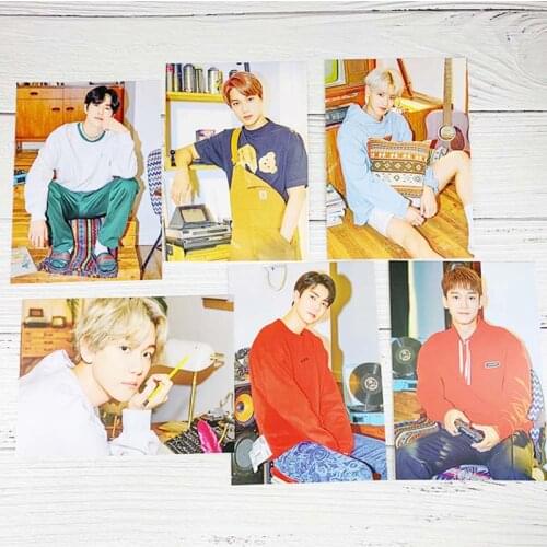 12Pcs/Set KPOP EXO New 6th Album Photo Card PVC Cards Self Made LOMO Card Photocard