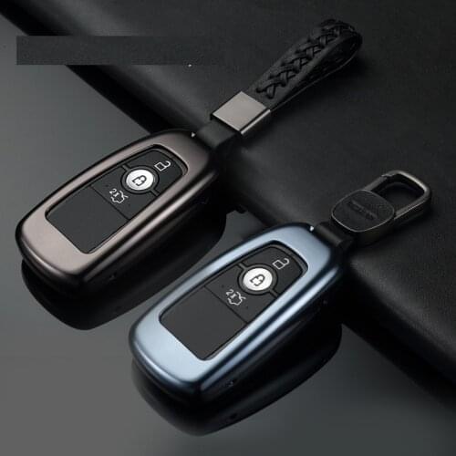 Aluminum Alloy Car Key Case Shell Remote Key Cover for Ford Mondeo Fusion F150 Mustang Explorer Edge Ecosport F-150 F-250