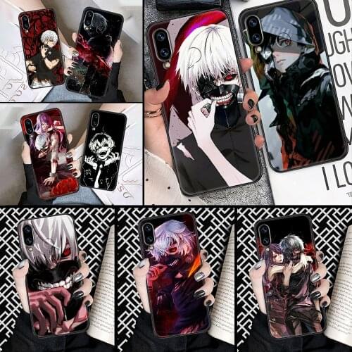 Tokyo Ghoul Anime Phone case For Huawei Honor 6 7 8 9 10 10i 20 A C X Lite Pro Play black fashion back luxury funda 3D Etui art