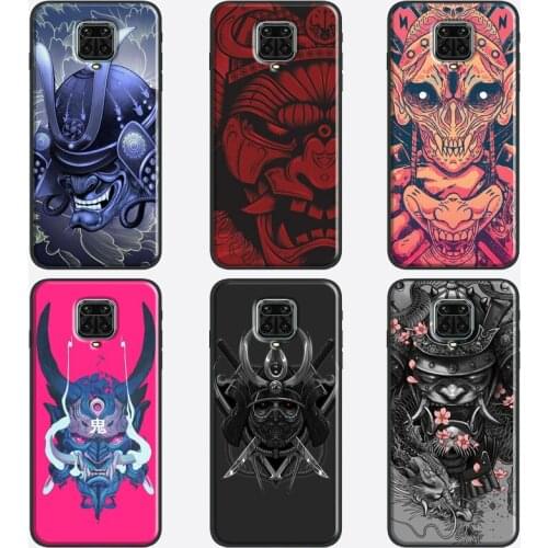 Samurai Mask Warrior Helmet Case For Redmi Note 8T 9S 7 Note 9 Pro Note 8 Pro Cover For Redmi 9C 9A 8A 7A 9 Coque