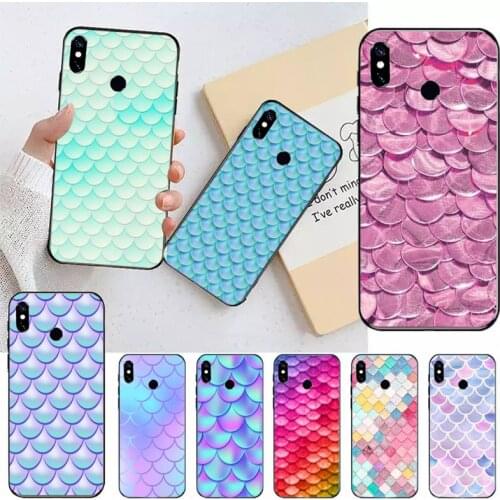 Fish scale aesthetics pattern Phone Case For Xiaomi Redmi note 7 8 9 t max3 s 10 pro lite coque funda shell cover