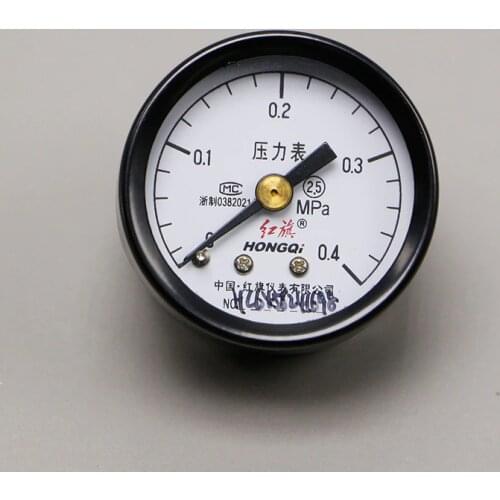 Y-40Z Ordinary Axial Pressure Gauge Range:0-0.4Mpa