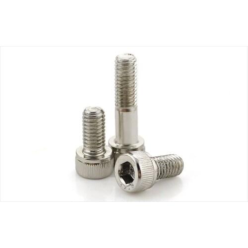 DIN912 12.9 grade bolts high strength Carbon steel hex socket screws M5 M6 M8 screws Nickel twill cylindrical head bolts