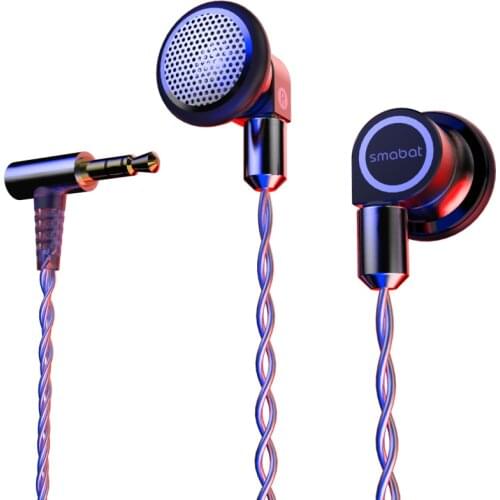 Smabat M2s PRO Earphones HiFi sound quality modular M2sPro flat Earbuds 15.4mm 40ohm professional DIY upgrade tuning Headphones