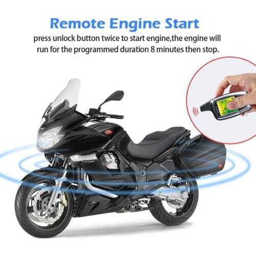 Long-distance Dual Remote Control Anti Theft Alarm Motorcycle Alarm Security System with Sensitive Vibration Sensor