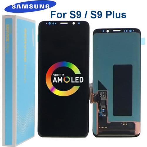 Original AMOLED S9 LCD Display For SAMSUNG Galaxy S9 G960 Display Touch Screen For S9+ S9 Plus G965 G965F LCD Screen+Dead pixels