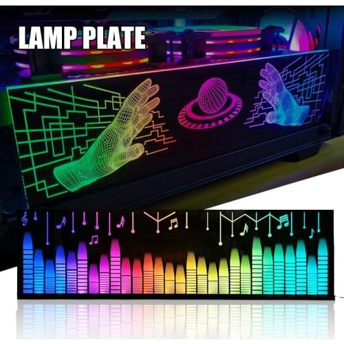 PC Case Panel RGB LED Light Board Backplate Chassis Decoration Modding For PC Decoration ND998