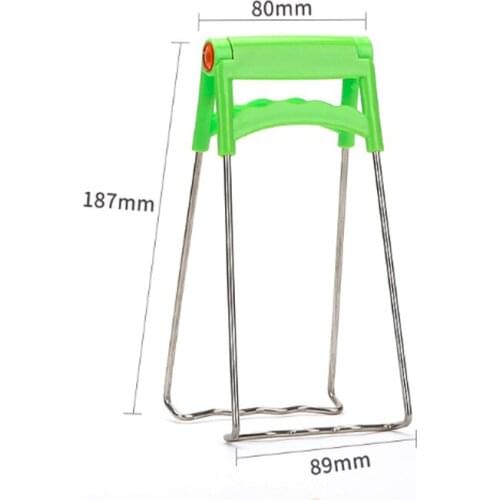 Stainless steel cup holder kitchen artifact anti-scalding chuck tool anti-skid bowler bowl tray creative kitchen gadget
