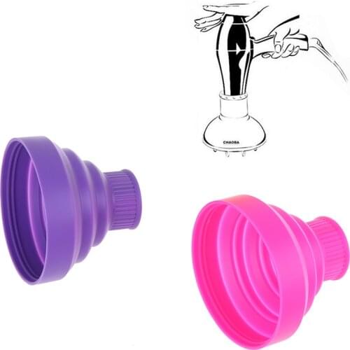 1PC Colorful New Hair Diffuser Professional Adaptable Foldable Portable Blow Dryers Cap Hair Styling Tools Accessories Easy Use