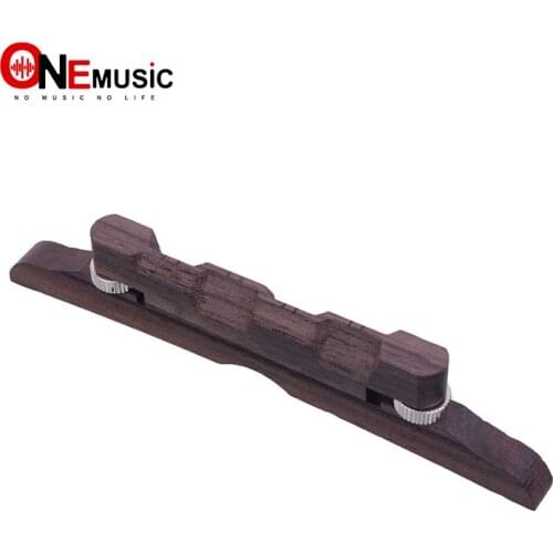 Adjustable Rosewood Mandolin Bridge For Mandolin 114 Length Mandolin Parts