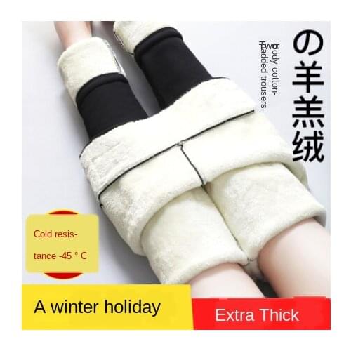 S-4XL Warm Womens Plus Velvet Winter Legging Ankle-Length Keep Warm Pants High Waist Large Size Women Leggings Fitness Pants
