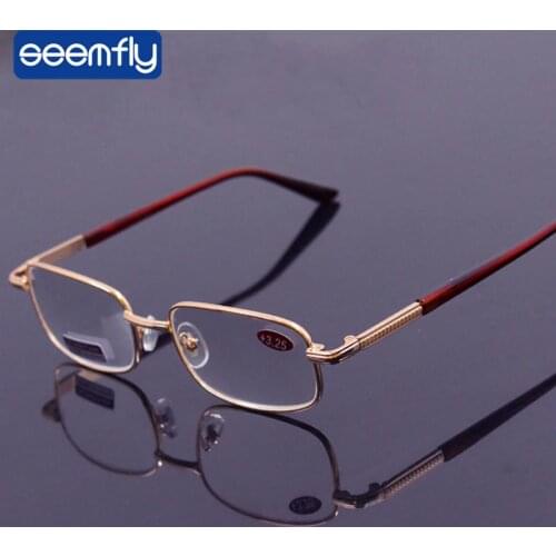 Seemfly Men Women Reading Glasses Diopter With +0.5 0.75 1.0 1.25 1.5 1.75 2.0 2.25 2.5 2.75 3.0 3.25 3.5 3.75 4.0 4.5 5.0 5.5 6