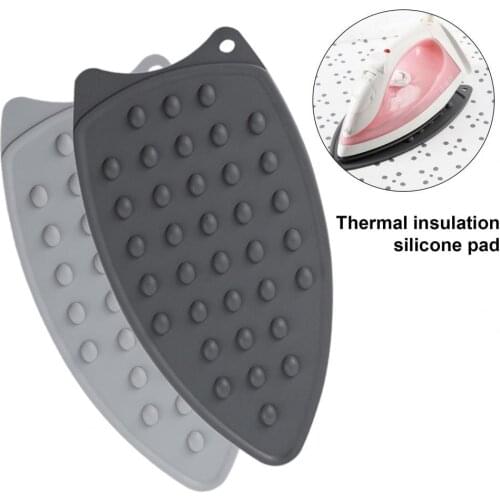 1 Pcs Silicone Ironing Cover Suspension Design Hot Protection Rest Pads Home Steam Ironing Clothes Iron Pad Insulation Board