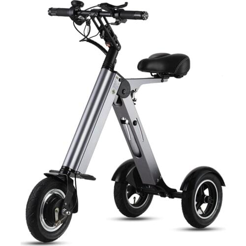 GY Folding Electric Tricycle Adult Small Ultra-Light Portable Mini Elderly Walking Lithium Battery Battery Car