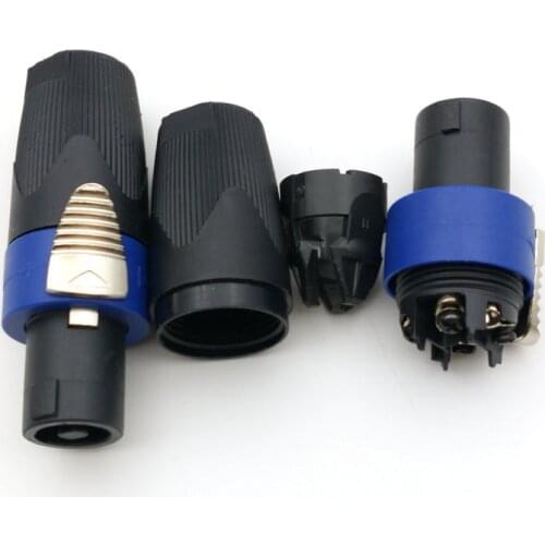 Speakon 4 Pin Male Plug Compatible Audio Cable ADAPTER Connector Selling