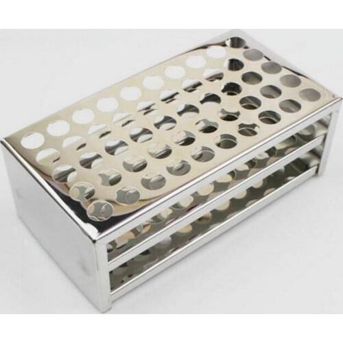 1pcs DIA: 13.5mm 14mm 16mm Stainless Steel colorimetric tube rack Test Tube Rack Holder centrifuge tube Storage Lab Stander