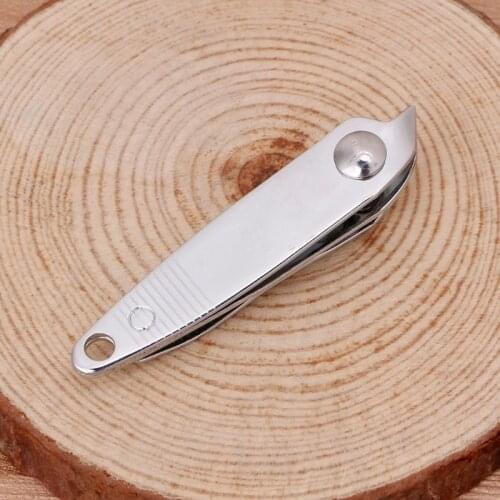 Stainless Steel Finger Toe Nail Trimmer Clippers Manicure Oblique Nail Scissors