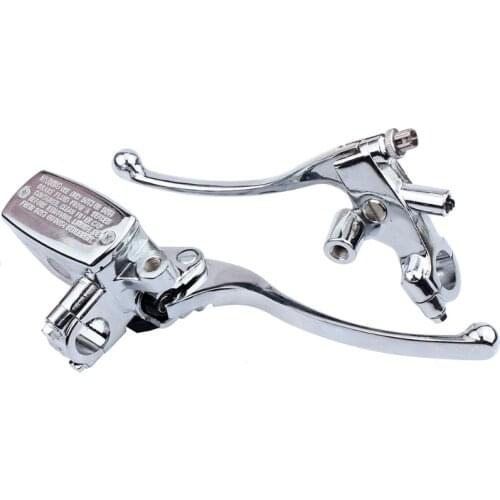 7/8" 22mm Universal Motorcycle Left Right Brake Clutch Master Cylinder Reservoir Lever For BMW Ducati Honda KTM Suzuki Yamaha
