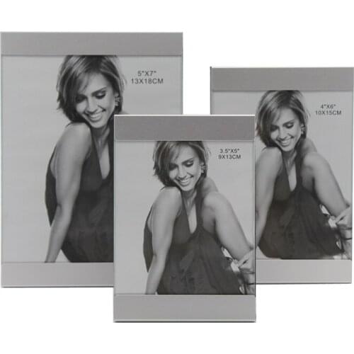 Pack/2units) Classic Modern Metal Photo Frame Picture Frames MPF056