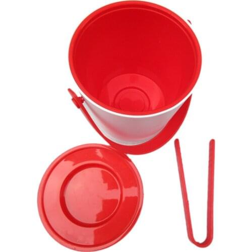 1.2L High Wine Making ice bucket firm handle Champagne bucket wine bucket spit wire barrel container bucket wine bucket