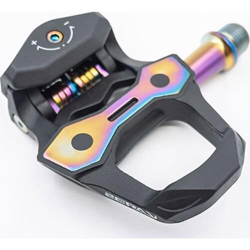 Bike Pedals Road 30% Carbon Fiber with Cleats ZP-110 Compatible With LOOK KEO Self-locking Bearings Bicycle Pedal Accessories