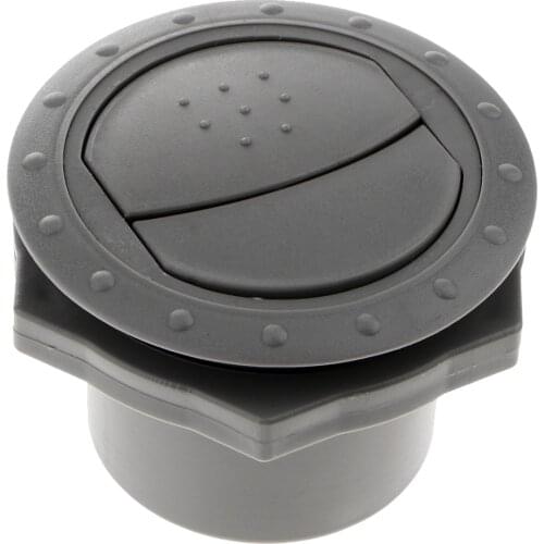 RV Motorhome Roof Vent Exhaust Air Flow Vent Plastic Interior Grey - 60mm RV Trailer Camper round air vent durable ABS plastic