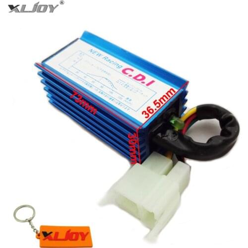 XLJOY Square Plug 6 Pin AC Racing CDI Aluminum For 150cc 200cc 250cc Roketa Kazuma Sunl ATV Quad Motorcycle Motocross