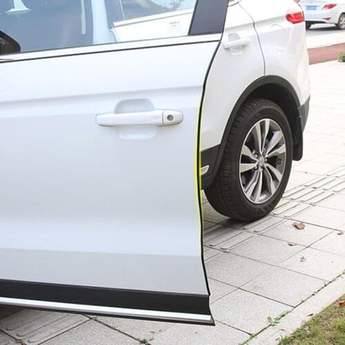 5 m rubber door edge guard trimming molding protection strip scratch protector for Ford Focus Fusion Escort Kuga Ecosport Fiesta