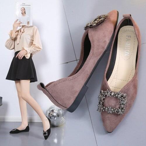 2021 Casual Flats Single Shoes Women Loafers PU Leather Boat Shoes Fashion Ladies Loafers Comfortable Luxury Brand Shoes Women