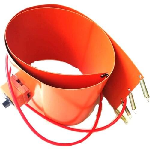 220v 2000w 250*1740*1.5mm Silicone Drum Heater for oil barrel