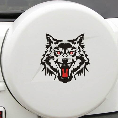 Aliauto Car-Styling Wolf Head Car Sticker/Decals reflective sticker Car Cover For Chevrolet Cruze Ford Focus volkswagen mazda
