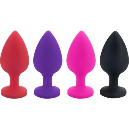 Anal Plug Butt Sex Toys for Women Men Soft Silicone Prostate Massager Mini Erotic Bullet Vibrator Anal Toys Adult Gay Products