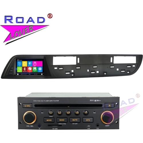TOPNAVI Wince 6.0 Two Din 7" Car Head Unit DVD Player Auto Radio For Citroen C5 2013- Stereo GPS Navigation TFT Magnitol