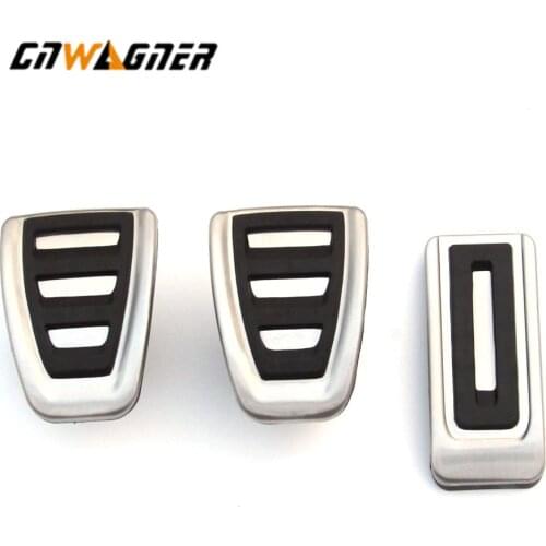 CNWAGNER For Volkswagen Multivan T5 T6 Caravelle T6 Metal Gas Fuel Brake Pedal Pads Mats Cover Accessories Car Styling