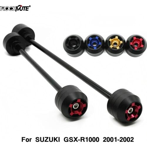 For SUZUKI GSX-R1000 GSXR1000 GSXR 1000 2001-2002 Motorcycle POM Front Rear Wheel Axle Fork Falling Protector