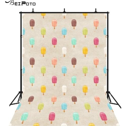 BEIPOTO Ice cream themed birthday party decoration baby shower photography backdrops for photo studio background photo booth