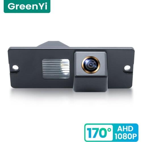 GreenYi 170° HD 1080P Car Rear View Camera for Mitsubishi Pajero 4 2006-2017 Night Vision Reverse Reversing 4 pin Vehicle AHD