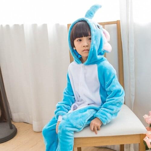 Kigurumi Elephant Kids Pajamas Pijamas For Children Animal Cartoon Blanket Baby Costume Winter Boy Girl Onesie Sleepwear