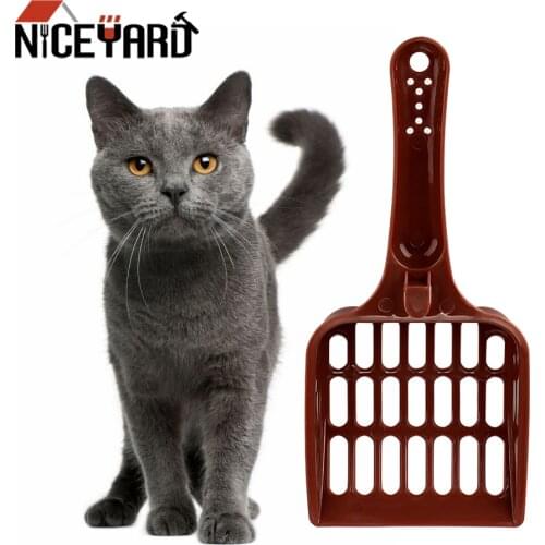 NICEYARD Random Color Cat Litter Shovel Pet Cleanning Tool Dog Food Spoons Plastic Scoop